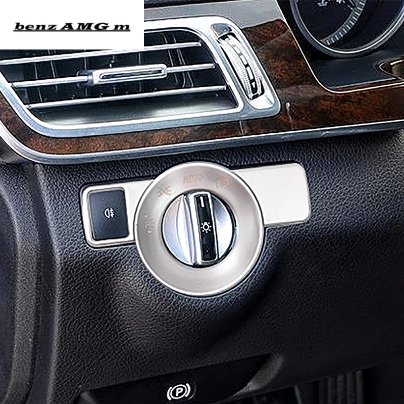 For Mercedes-Benz A C Class CLA GLA GLE GLS ML GL Car Styling Headlight Switch Frame Cover Trim Stainless Interior Sticker
For Mercedes-Benz A C Class CLA GLA GLE GLS ML GL Car Styling Headlight Switch Frame Cover Trim Stainless Interior Sticker