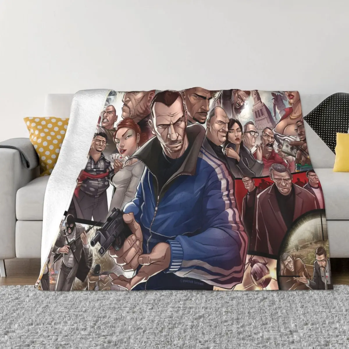Grand Theft Auto Blanket Coral Fleece Plush Printed Multi-function Ultra-Soft Throw Blanket for Bed Bedroom Bedspread
Grand Theft Auto Blanket Coral Fleece Plush Printed Multi-function Ultra-Soft Throw Blanket for Bed Bedroom Bedspread