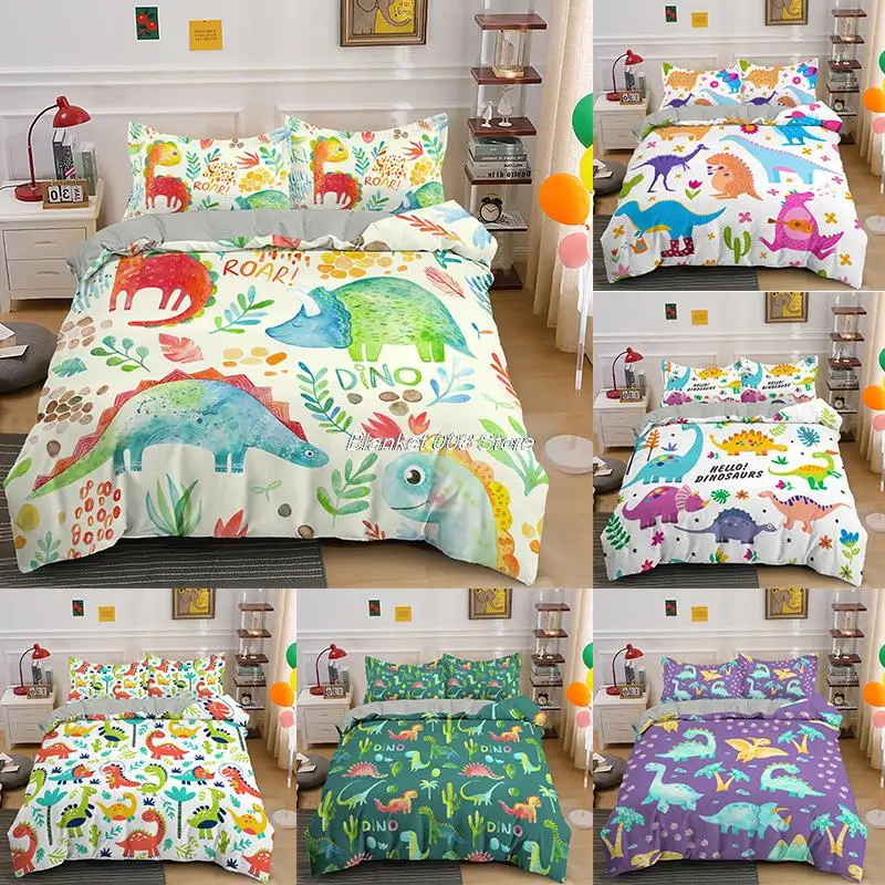 Newly Fashion Bedding Set 3D Digital Dinosaur World Duvet Cover and Pillowcase Hot Sale Bedclothes
Newly Fashion Bedding Set 3D Digital Dinosaur World Duvet Cover and Pillowcase Hot Sale Bedclothes