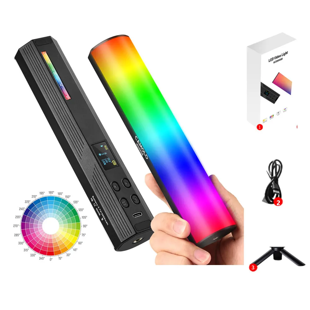 Ручная фотография 2500K-9000K RGB, яркая фотография 3000mAh, магнитная фотография, фотография с мини-штативом для видео
Ручная фотография 2500K-9000K RGB, яркая фотография 3000mAh, магнитная фотография, фотография с мини-штативом для видео
