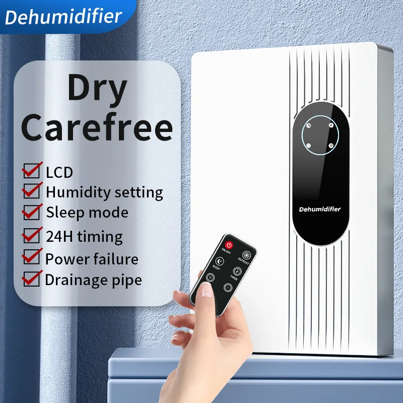 

2023 New Dehumidifier Household Small Bedroom Dehumidifier Indoor Dehumidifier Suction Dehumidifier Drying Dehumidifier