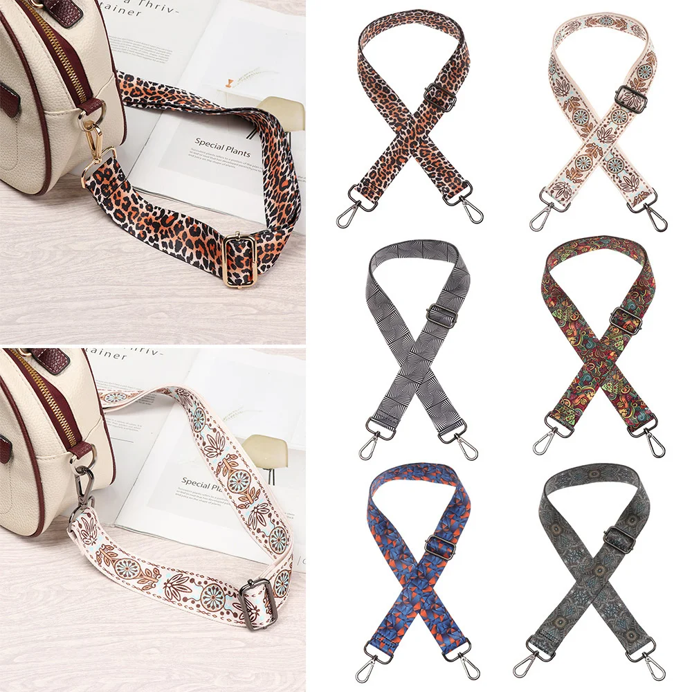 New 140cm Nylon Bohemian Bag Strap Belt Replaceable Adjustable Wide Shoulder Handbag Straps Decorative Chain Bag Accessories 
New 140cm Nylon Bohemian Bag Strap Belt Replaceable Adjustable Wide Shoulder Handbag Straps Decorative Chain Bag Accessories