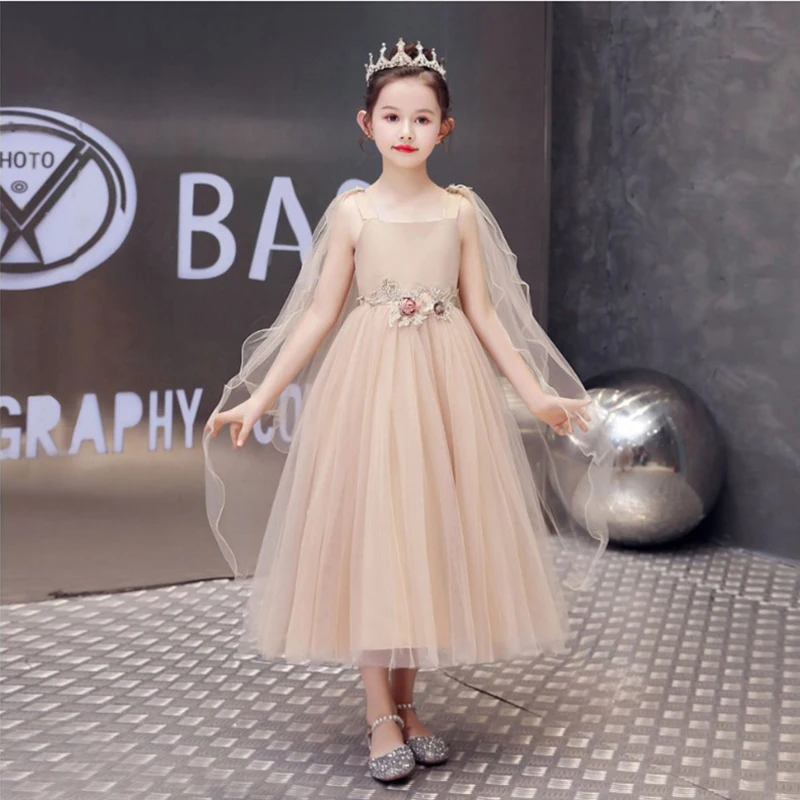 4-12 yrs Spring And Summer New Flower Girl Children's Wedding Dress Teens Elegant Dress Flower Temperament Long High-End Dress
4-12 yrs Spring And Summer New Flower Girl Children's Wedding Dress Teens Elegant Dress Flower Temperament Long High-End Dress