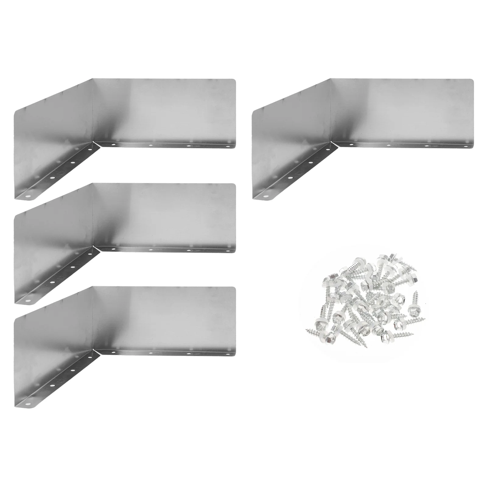 4 Pcs Rain Water Diverter Gutters Parts Splash Guard Downspout Guards Roof Shingles House
4 Pcs Rain Water Diverter Gutters Parts Splash Guard Downspout Guards Roof Shingles House