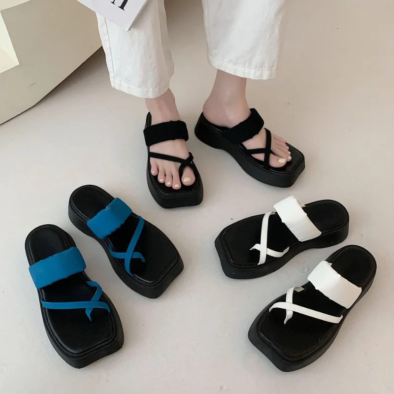 Women Flats Slippers Sexy Clip Toe Shoes 2022 Summer NEW Platform Flip Flops Sandals Beach Dress Sports Slides Women Shoes 
Women Flats Slippers Sexy Clip Toe Shoes 2022 Summer NEW Platform Flip Flops Sandals Beach Dress Sports Slides Women Shoes