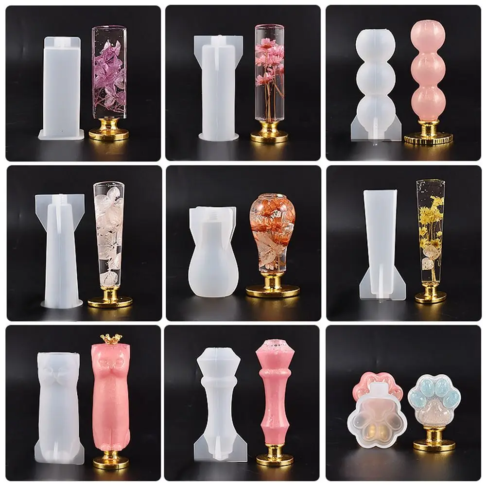 Wax Seal Stamp Handle Silicone Mold Scrapbooking Envelopes Wax Sealing Head DIY Craft Handmade Casting Mould Resin Molds GIfts
Wax Seal Stamp Handle Silicone Mold Scrapbooking Envelopes Wax Sealing Head DIY Craft Handmade Casting Mould Resin Molds GIfts