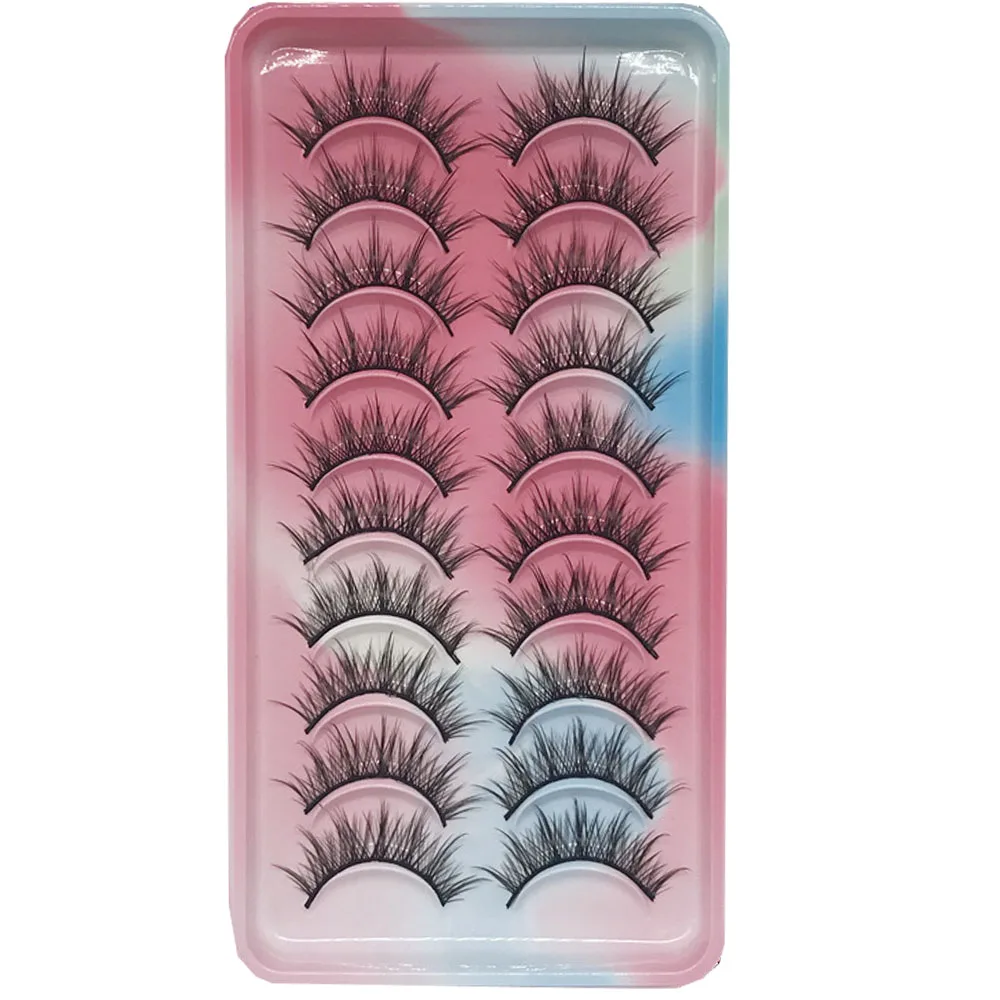 Manga Lashes, 10 пар, 3D Искусственные норковые ресницы, натуральные полные полосы, Manga Lashes, прозрачная лента, мягкие светильник натуральные ресницы
Manga Lashes, 10 пар, 3D Искусственные норковые ресницы, натуральные полные полосы, Manga Lashes, прозрачная лента, мягкие светильник натуральные ресницы