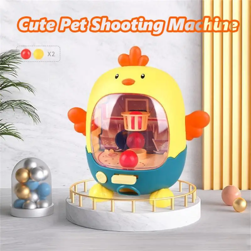 Chick Basketball Toys Cute Shape Handheld Desktop Game Ball Shooting Machine For Children Help The Baby Stay Away From Phone 
Chick Basketball Toys Cute Shape Handheld Desktop Game Ball Shooting Machine For Children Help The Baby Stay Away From Phone