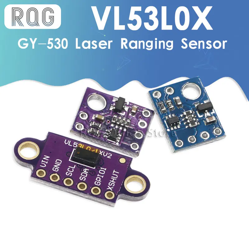 GY-530 VL53L0X World smallest Time-o f-Flight (ToF) laser ranging sensor for Arduino
GY-530 VL53L0X World smallest Time-o f-Flight (ToF) laser ranging sensor for Arduino