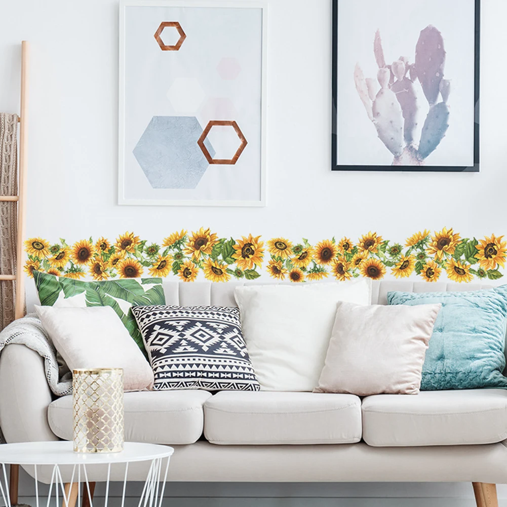 Sunflower Wall Stickers PVC Removable Bedroom Living Room Wall Stickers Decal Mural DIY Home Decoration
Sunflower Wall Stickers PVC Removable Bedroom Living Room Wall Stickers Decal Mural DIY Home Decoration
