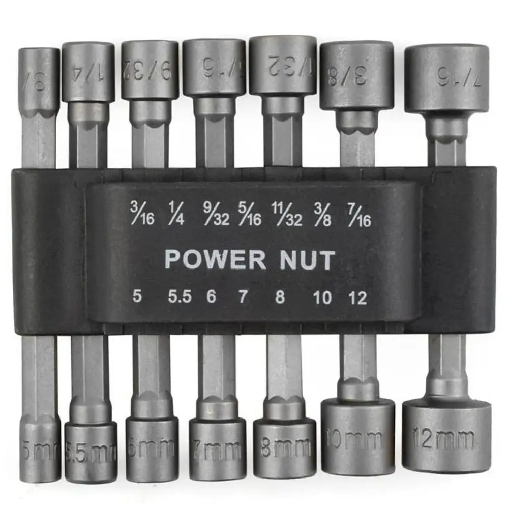 14pcs/set Durable Power Nuts Driver Drill Bit Tools Set 1/4 inch Driver Hex Socket Wrench Screw for Power Tools
14pcs/set Durable Power Nuts Driver Drill Bit Tools Set 1/4 inch Driver Hex Socket Wrench Screw for Power Tools