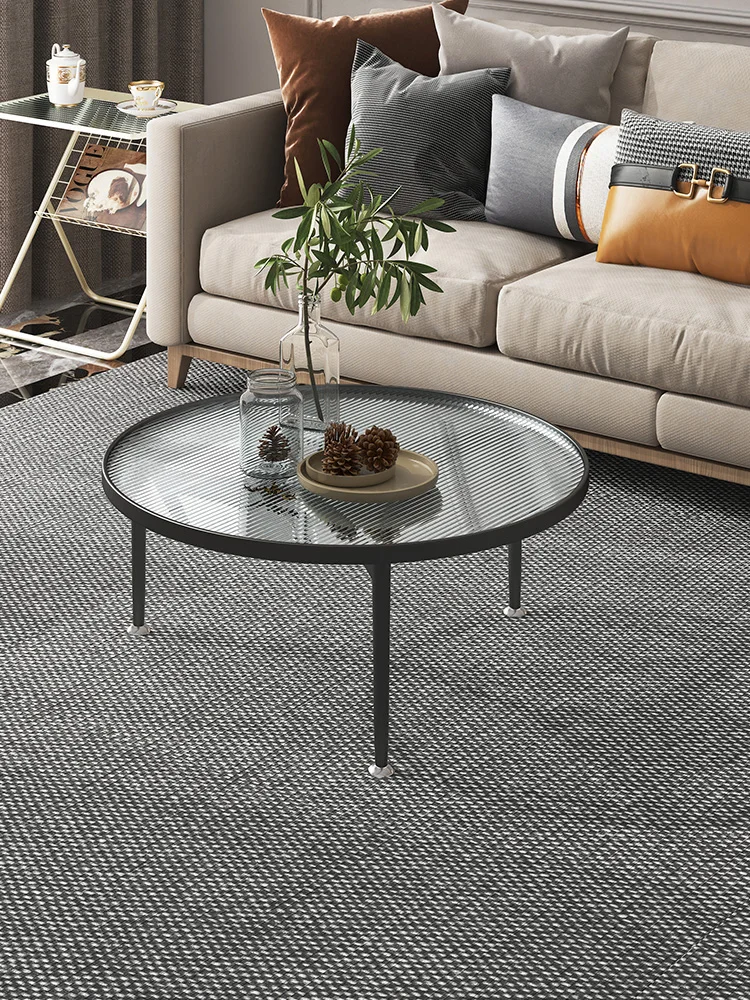 Modern Glass Coffee Tables Household Round Small Low Corner Table Combination Living Room Furniture Sofa Side Table Minimalist
Modern Glass Coffee Tables Household Round Small Low Corner Table Combination Living Room Furniture Sofa Side Table Minimalist