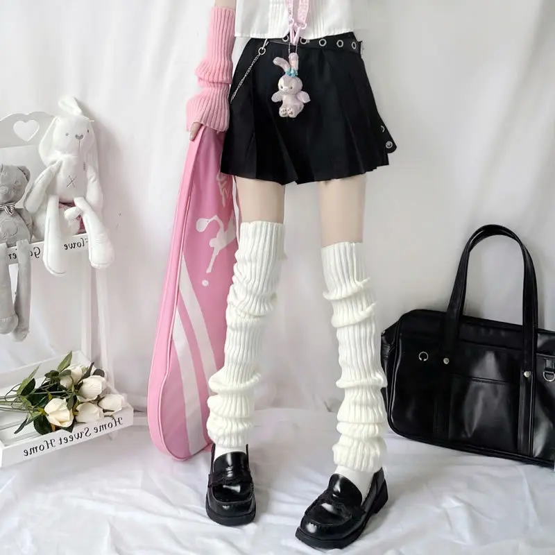 70cm Gyaru Leg Warmer Kawaii Solid Leg Warmers Women Lolita Kintted Leg Cover Harajuku Y2k Boots Sleeves JK Knee High Hosiery
70cm Gyaru Leg Warmer Kawaii Solid Leg Warmers Women Lolita Kintted Leg Cover Harajuku Y2k Boots Sleeves JK Knee High Hosiery