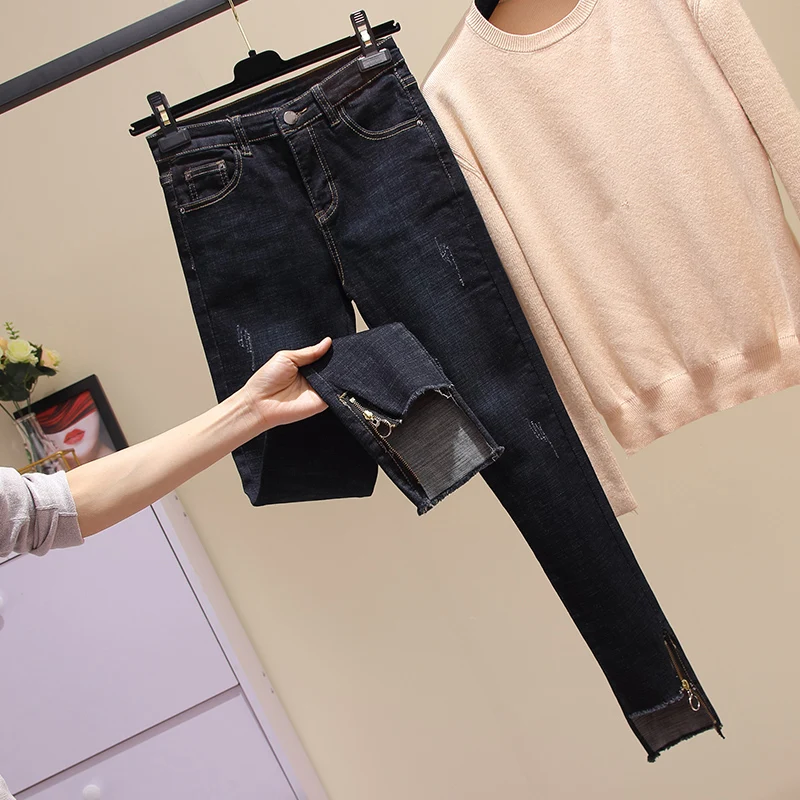 2022 Spring New Women's Clothes Korean Version Slim High Waist Elastic Leggings Denim Capris
2022 Spring New Women's Clothes Korean Version Slim High Waist Elastic Leggings Denim Capris