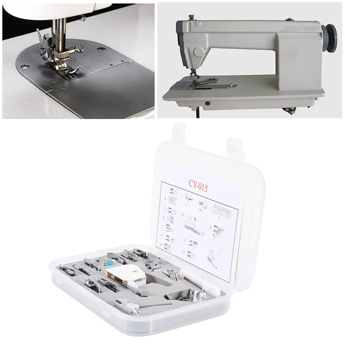 Foot Presser Sewing Machine Press Patchwork Embroidery Open Toe Overcast Professional Accessories Zipper Feet
Foot Presser Sewing Machine Press Patchwork Embroidery Open Toe Overcast Professional Accessories Zipper Feet