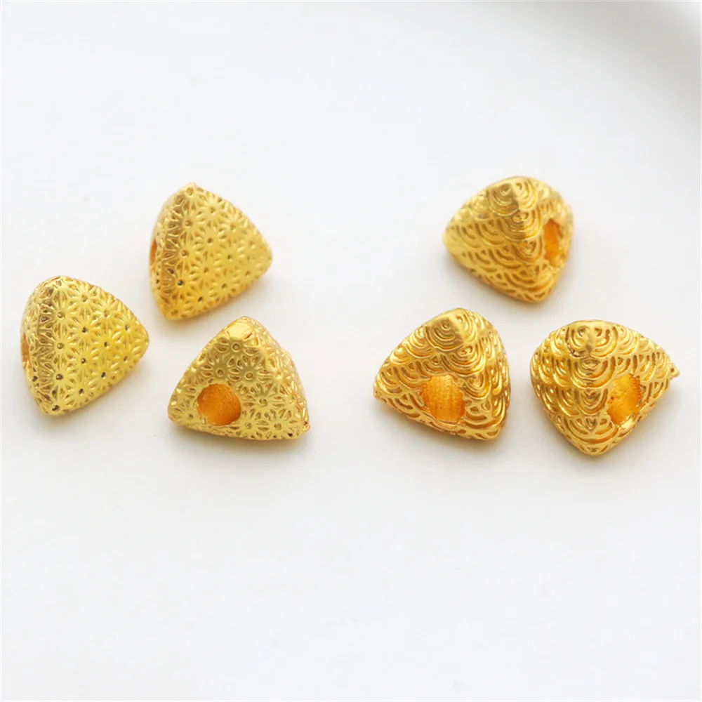 18K dumb gold bag gold ancient method gold pattern large hole three-dimensional Zongzi 10*12mm through hole DIY accessories
18K dumb gold bag gold ancient method gold pattern large hole three-dimensional Zongzi 10*12mm through hole DIY accessories