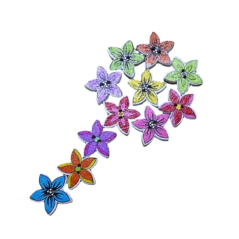 50pcs Wooden Sewing Buttons Scrapbooking Flower Mixed Two Holes Costura 20mm botones decorativos para manualidades
50pcs Wooden Sewing Buttons Scrapbooking Flower Mixed Two Holes Costura 20mm botones decorativos para manualidades