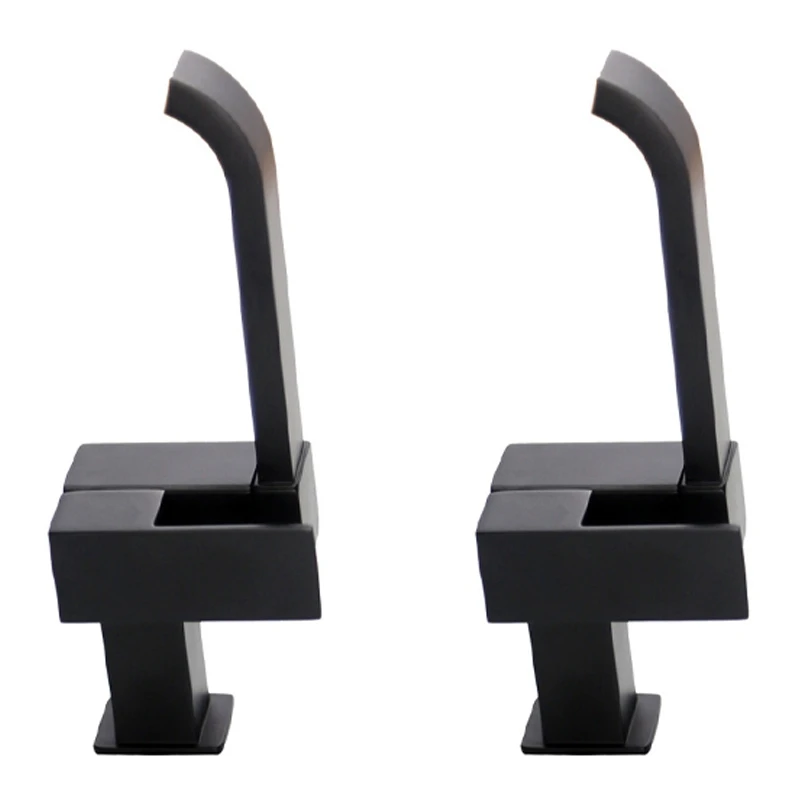 2X Bathroom Basin Faucet Wall Mounted Cold Water Faucet Bathtub Waterfall Spout Vessel Sink Faucet Mop Pool Tap -Black
2X Bathroom Basin Faucet Wall Mounted Cold Water Faucet Bathtub Waterfall Spout Vessel Sink Faucet Mop Pool Tap -Black
