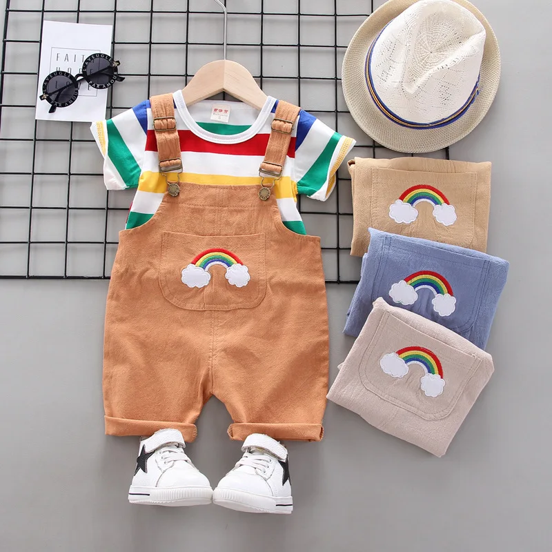 Mother Kids Summer Baby Boy Girl Clothes Sports T-shirt + Bib Shorts Set Newborn Boy Girl Clothes Birthday Suit Baby Kids Clothe
Mother Kids Summer Baby Boy Girl Clothes Sports T-shirt + Bib Shorts Set Newborn Boy Girl Clothes Birthday Suit Baby Kids Clothe