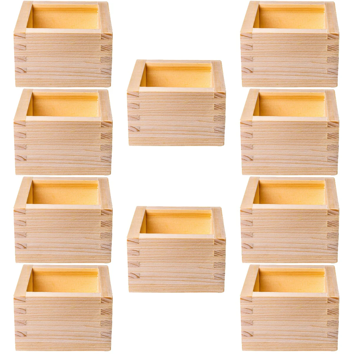 10 Count Terrarium Glass Containers Sake Wooden Cup Holder Serving Sushi Restaurant Cake Cups
10 Count Terrarium Glass Containers Sake Wooden Cup Holder Serving Sushi Restaurant Cake Cups