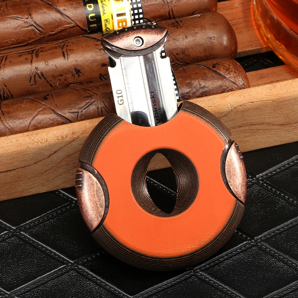 LUBINSKI V-Cut Cutter Cigar Knife Guillotine Sharp Cigar Clipper Round Luxury Tobacco Cutting Creative Smoking Tool Metal
LUBINSKI V-Cut Cutter Cigar Knife Guillotine Sharp Cigar Clipper Round Luxury Tobacco Cutting Creative Smoking Tool Metal