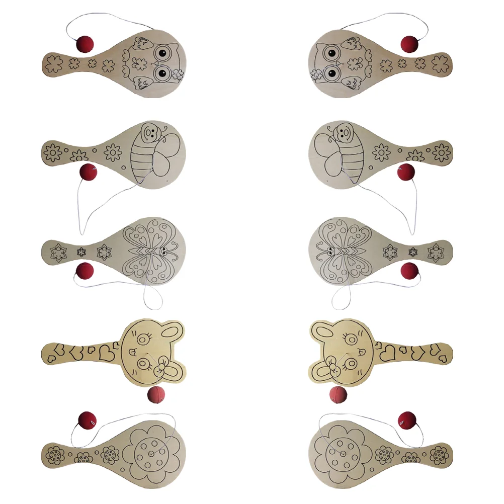 Racket Painting Paddle Diy Wooden Toy Kits Set Wood Model Craft Hand Kids Painted Prop Beach Pong Pat Embellishments Kit
Racket Painting Paddle Diy Wooden Toy Kits Set Wood Model Craft Hand Kids Painted Prop Beach Pong Pat Embellishments Kit