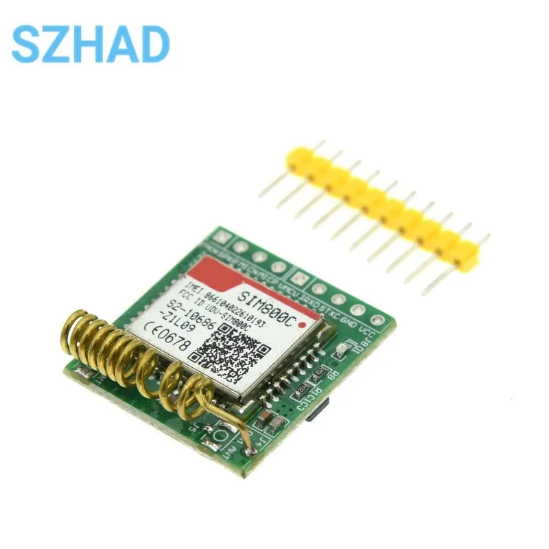 SMS/MMS GSM | SIM800C module GPRS wireless communication module is super SIM900A development board module
SMS/MMS GSM | SIM800C module GPRS wireless communication module is super SIM900A development board module