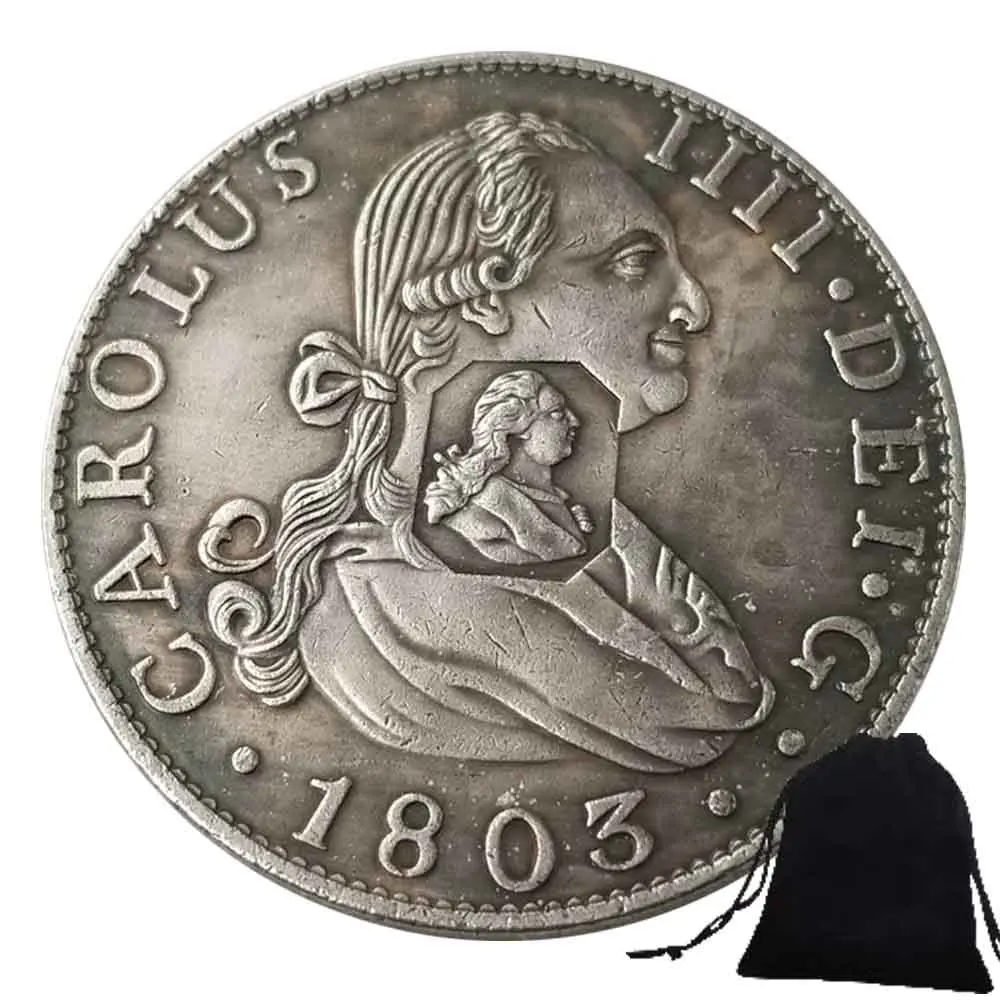 1803 Great United Kingdom Old Coin British Crown Victoria Queen Coins Commemorative Coins Carved Art Gift for Friends+gift Bag
1803 Great United Kingdom Old Coin British Crown Victoria Queen Coins Commemorative Coins Carved Art Gift for Friends+gift Bag