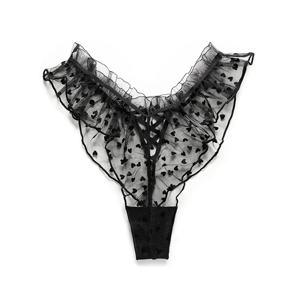 T Back Thongs Women Sexy Mesh Panties See-Through Bow Knot Low Waist Breathable Underwear Cotton Crotch G Strings
T Back Thongs Women Sexy Mesh Panties See-Through Bow Knot Low Waist Breathable Underwear Cotton Crotch G Strings