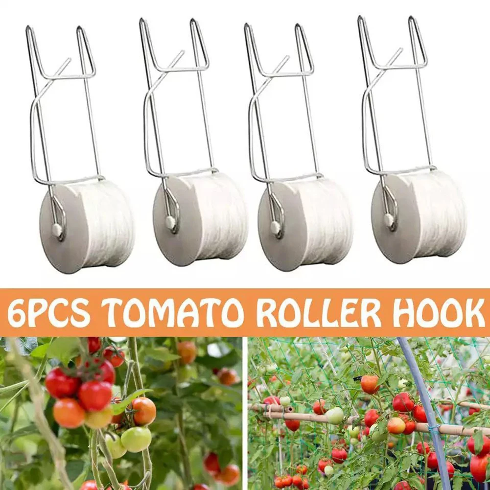 6 * Roller Hook Plant Roller Hooks Growing Trellis Support Kit Vine Tomato Trellis Kit 15.5*5.1*7cm For Cucumbers Tomatoes
6 * Roller Hook Plant Roller Hooks Growing Trellis Support Kit Vine Tomato Trellis Kit 15.5*5.1*7cm For Cucumbers Tomatoes