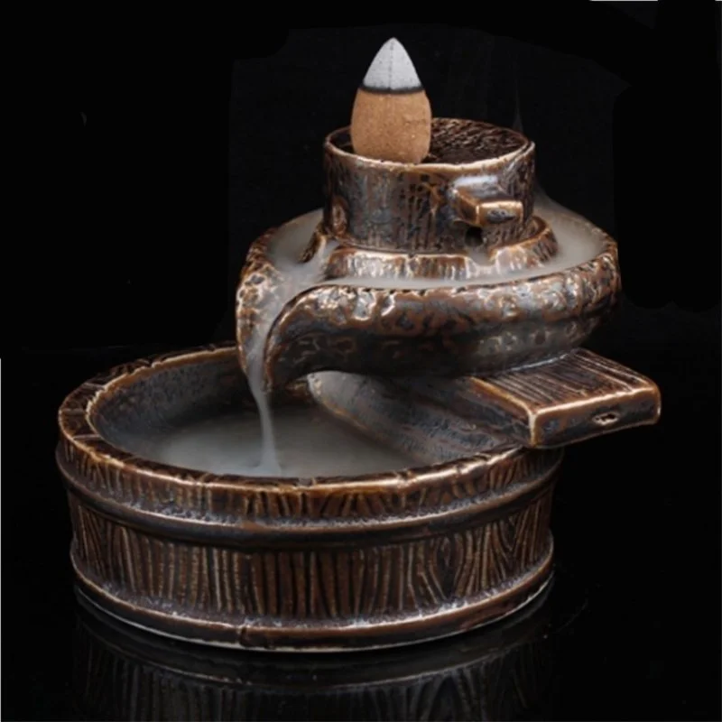 Creative Ceramic Backflow Incense Burner Cone Incense Sandalwood Ceramic Aromatherapy Incense Burner Supplies Home Decoration
Creative Ceramic Backflow Incense Burner Cone Incense Sandalwood Ceramic Aromatherapy Incense Burner Supplies Home Decoration