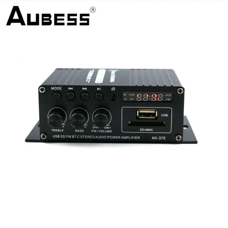 Мини-усилитель Hi-Fi чёрный, Fm, с пультом ДУ
Мини-усилитель Hi-Fi чёрный, Fm, с пультом ДУ