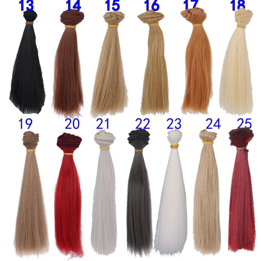 quality 25cm straight doll hair brown flaxen coffee black brown natural color thick hair for 1/3 1/4 1/6 BJD doll diy
quality 25cm straight doll hair brown flaxen coffee black brown natural color thick hair for 1/3 1/4 1/6 BJD doll diy