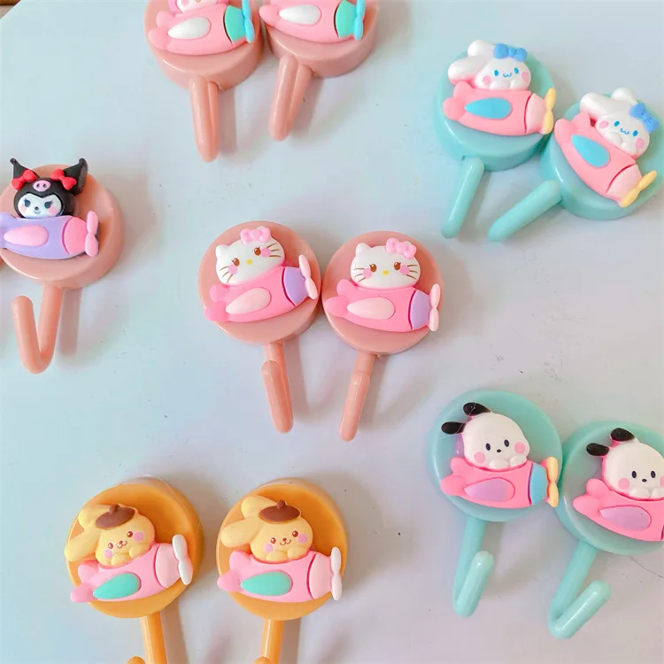 Kawaii Sanrio Home Kitchen Bathroom Clothes Hook Hello Kitty Cinnamoroll Kuromi Pachacco Cute Cartoon Towel Wall Sticker Hook
Kawaii Sanrio Home Kitchen Bathroom Clothes Hook Hello Kitty Cinnamoroll Kuromi Pachacco Cute Cartoon Towel Wall Sticker Hook