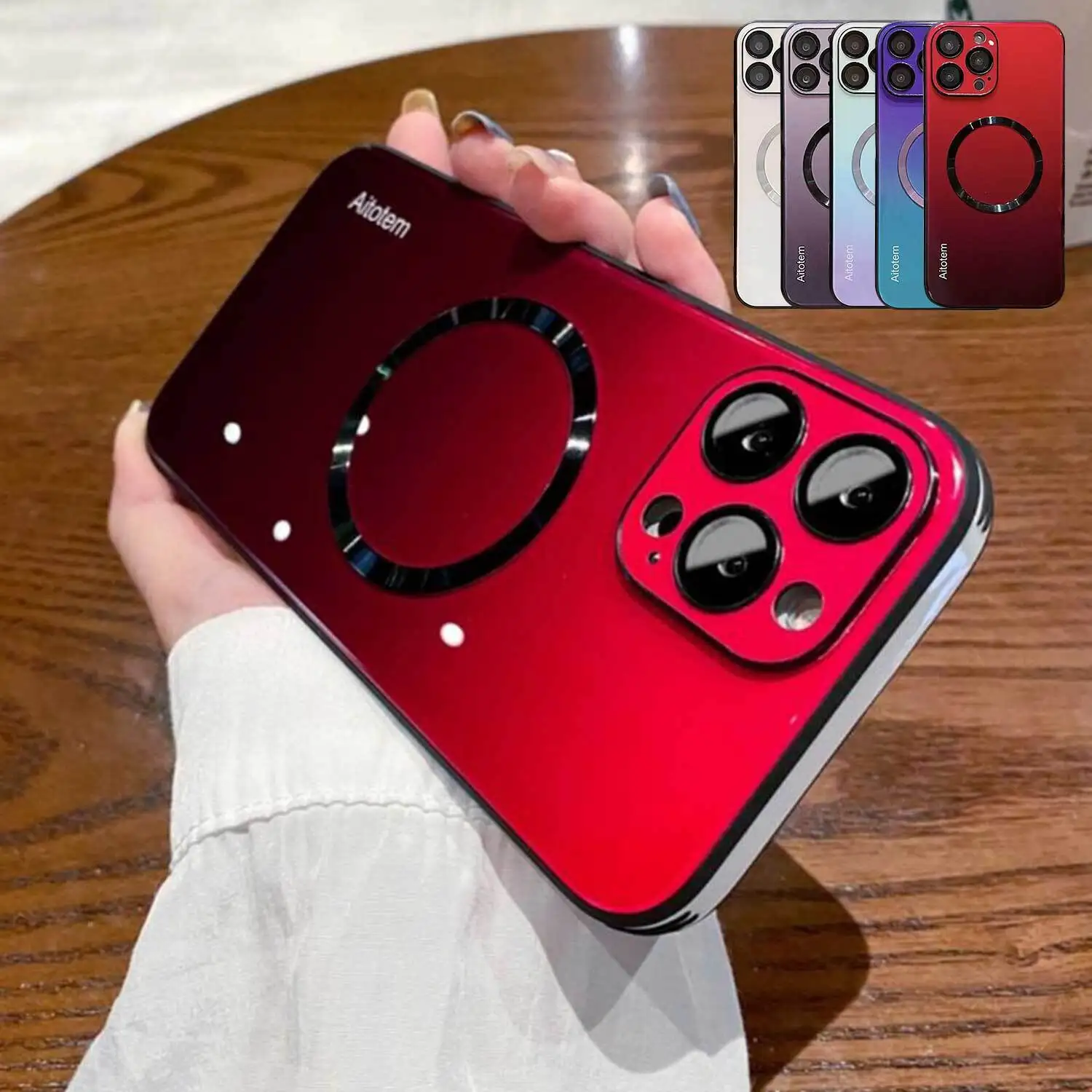 Fashion Wireless Charging Magnetic Magsafe Case For iPhone 14 13 12 11 Pro Max Soft Cover With Camera Lens Protector
Fashion Wireless Charging Magnetic Magsafe Case For iPhone 14 13 12 11 Pro Max Soft Cover With Camera Lens Protector