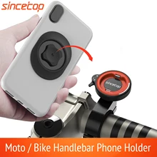 Bike Phone Holder,Motorcycle Phone Handlebar Mount,Quick Lock Universal Mountain/Road Bicycle/MTB/Scooter/Electric Phone Stand