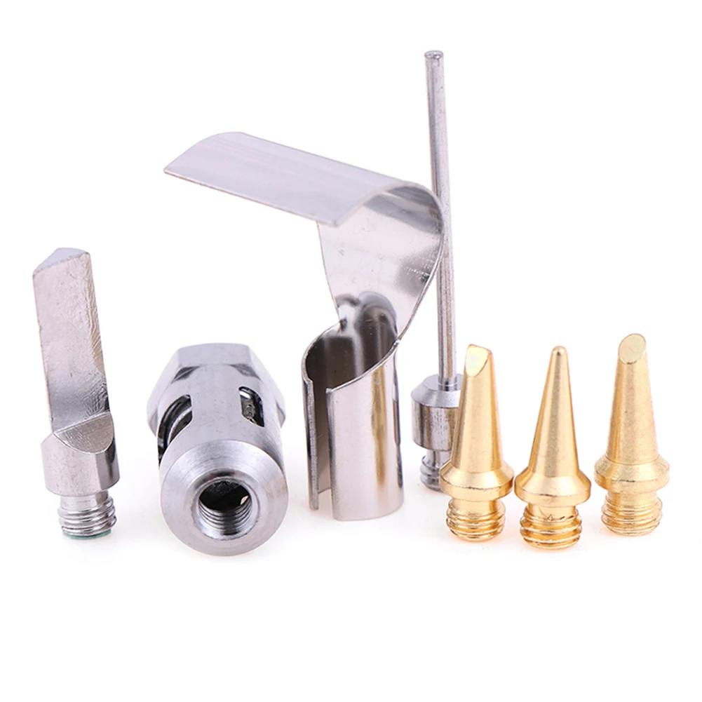 7pcs Gas Soldering Iron Tips Set For Electric Blow Torch Tool Wireless Portable For Ignition Quick Heat Durable Use
7pcs Gas Soldering Iron Tips Set For Electric Blow Torch Tool Wireless Portable For Ignition Quick Heat Durable Use