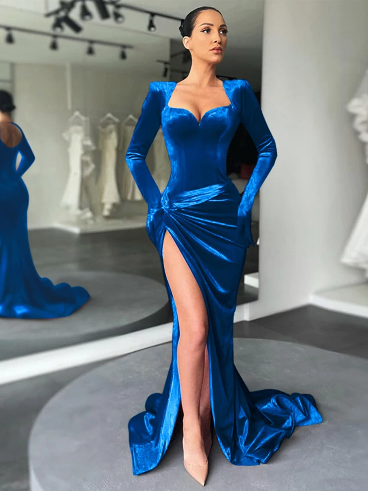 PLEINDI Luxury Evening Dresses Square Collar Long Sleeves Asymmetrical Knee-Length Chiffon 2022 New of Exquisite Prom Dress
PLEINDI Luxury Evening Dresses Square Collar Long Sleeves Asymmetrical Knee-Length Chiffon 2022 New of Exquisite Prom Dress