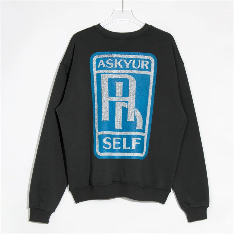 Askyurself 2022 New Sweatshirts Men Women High Quality High Street Leisure Washing Old Round Neck Pullovers
Askyurself 2022 New Sweatshirts Men Women High Quality High Street Leisure Washing Old Round Neck Pullovers