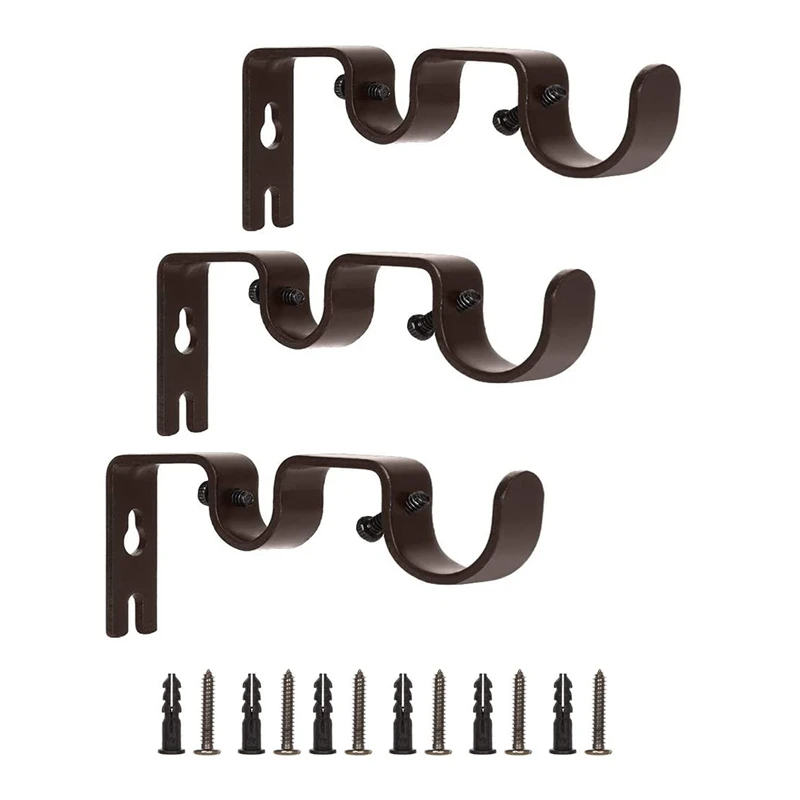 3 шт. двойной держатель для карниза с тяжелым металлическим держателем для карниза, украшение для разных стилей карнизов
3 шт. двойной держатель для карниза с тяжелым металлическим держателем для карниза, украшение для разных стилей карнизов