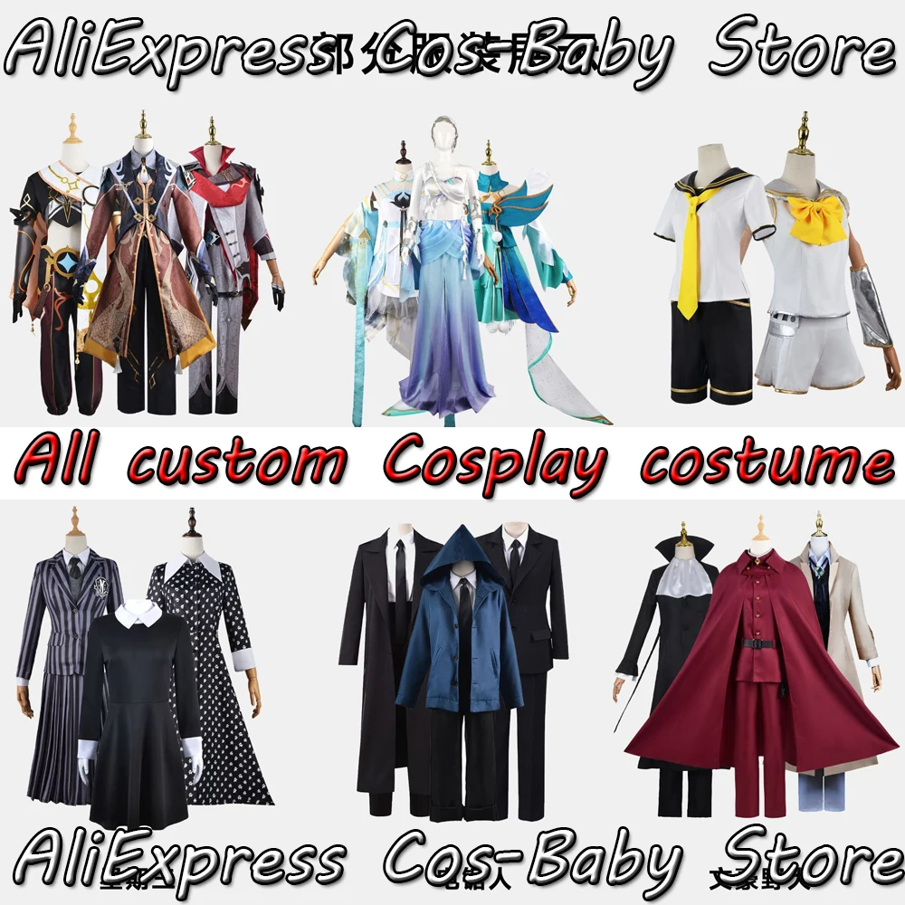 Game Anime Cosplay Custom Size Plus Adult children Genshin Impact Cos Dresses Chainsaw Man Role Bungo Stray Dogs Private Custom
Game Anime Cosplay Custom Size Plus Adult children Genshin Impact Cos Dresses Chainsaw Man Role Bungo Stray Dogs Private Custom