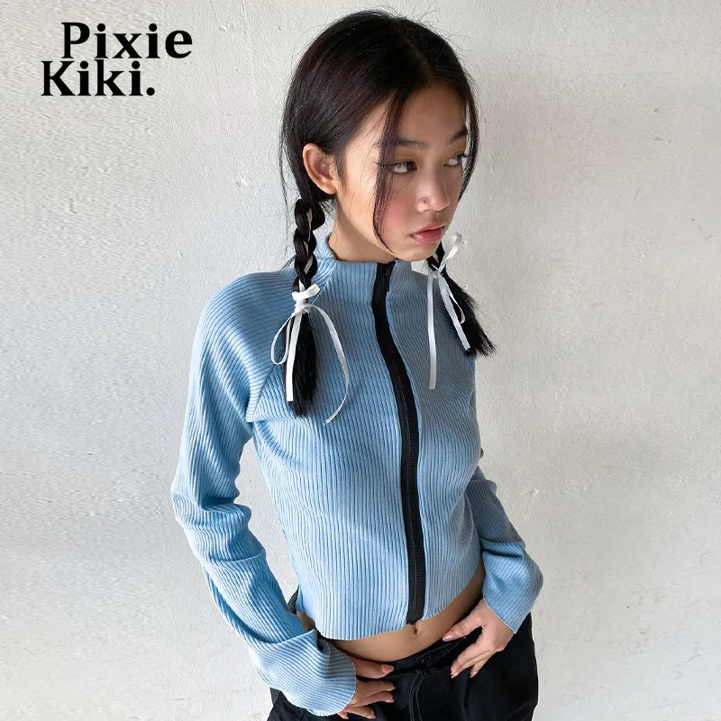 Японский укороченный топ PixieKiki Y2k на молнии с длинным рукавом модная футболка в рубчик в стиле Харадзюку для женщин осенняя одежда 2023 дюйма
Японский укороченный топ PixieKiki Y2k на молнии с длинным рукавом модная футболка в рубчик в стиле Харадзюку для женщин осенняя одежда 2023 дюйма