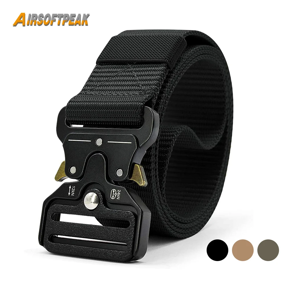 Tactical Belt Quick Release Metal Buckle Military Concealed Carry Gun Belt Army Heavy-Duty Training Belt For Outdoor Hunting
Tactical Belt Quick Release Metal Buckle Military Concealed Carry Gun Belt Army Heavy-Duty Training Belt For Outdoor Hunting