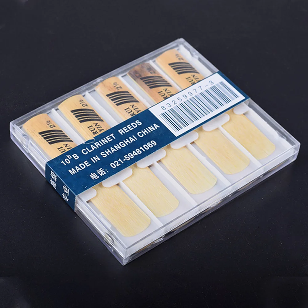 10Pcs Bb Clarinet Reeds Strength 2.5 Clarinet Accessories Bb Clarinet Reeds Wind Instrument Reed Clarinet Accessories
10Pcs Bb Clarinet Reeds Strength 2.5 Clarinet Accessories Bb Clarinet Reeds Wind Instrument Reed Clarinet Accessories