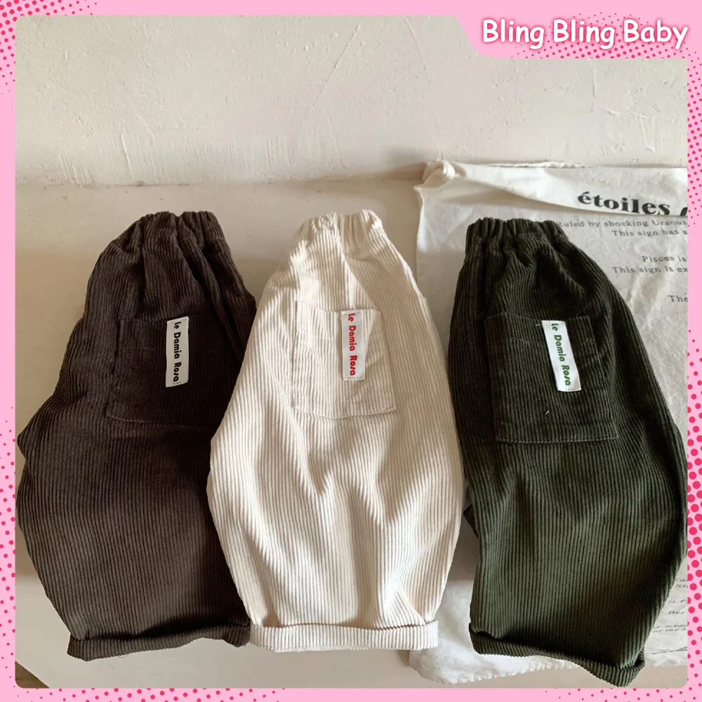 Kids Autumn Winter Pure Color Loose Corduroy Pants Children Casual Sport Trousers Jogger Outer Wearfashion Straight-Leg Pants
Kids Autumn Winter Pure Color Loose Corduroy Pants Children Casual Sport Trousers Jogger Outer Wearfashion Straight-Leg Pants