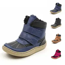 COPODENIEVE Top Brand Barefoot Genuine Leather Baby Toddler Girl Boy Kids Shoes For Fashion Winter Snow Boots