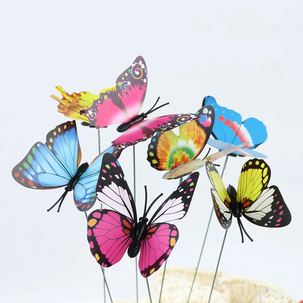 24Pcs Butterfly Stakes Garden Planter Colorful Whimsical Butterfly Stakes Decoracion Outdoor Decor Flower Pots Decoration 7cm
24Pcs Butterfly Stakes Garden Planter Colorful Whimsical Butterfly Stakes Decoracion Outdoor Decor Flower Pots Decoration 7cm