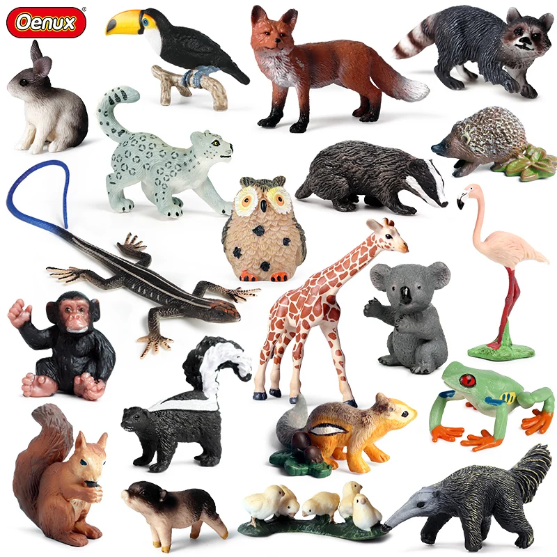 Oenux Simulation Wild Poultry Bird Animals Squirrel Rabbit Hen Owl Model Action Figures Miniature Cake Toppers Decor Kids Toy
Oenux Simulation Wild Poultry Bird Animals Squirrel Rabbit Hen Owl Model Action Figures Miniature Cake Toppers Decor Kids Toy