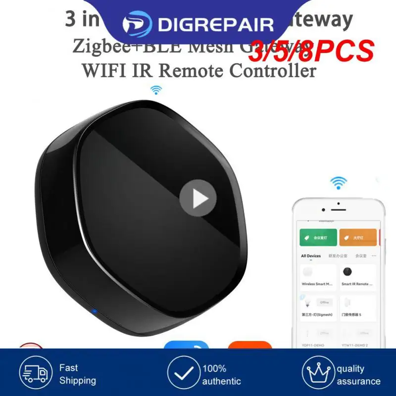 3/5/8PCS Wireless Ble Mesh Zigbee3.0 Gateway Foldable Wireless Ir Remote Controller Work With Alexa Google Home Gateway Hub Tuya
3/5/8PCS Wireless Ble Mesh Zigbee3.0 Gateway Foldable Wireless Ir Remote Controller Work With Alexa Google Home Gateway Hub Tuya