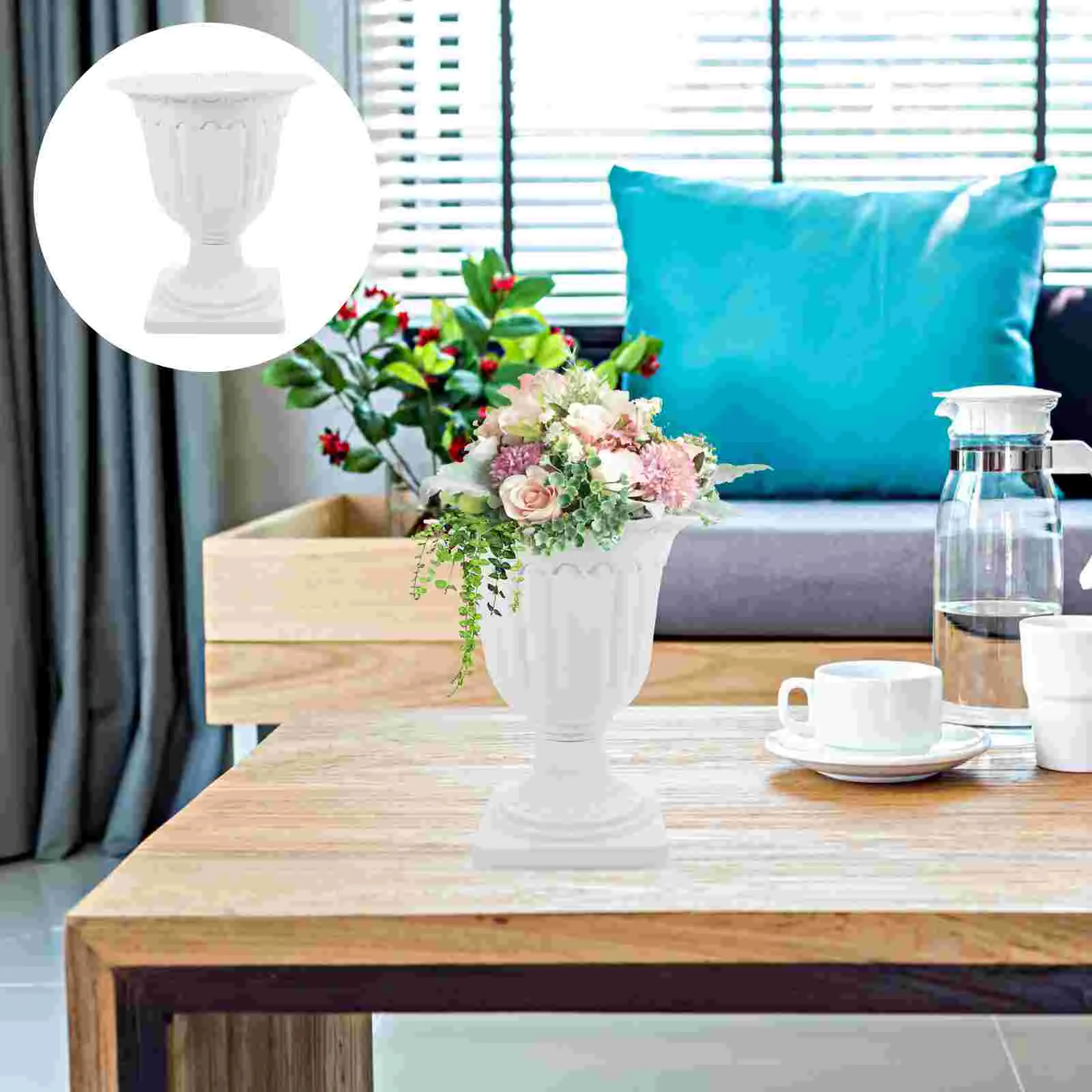 Urn Planter Flower Pot Wedding Vaseroman Pillar Outdoorbalcony Column Planters Pots Garden Tall Classic Flowerpot Pedestals
Urn Planter Flower Pot Wedding Vaseroman Pillar Outdoorbalcony Column Planters Pots Garden Tall Classic Flowerpot Pedestals
